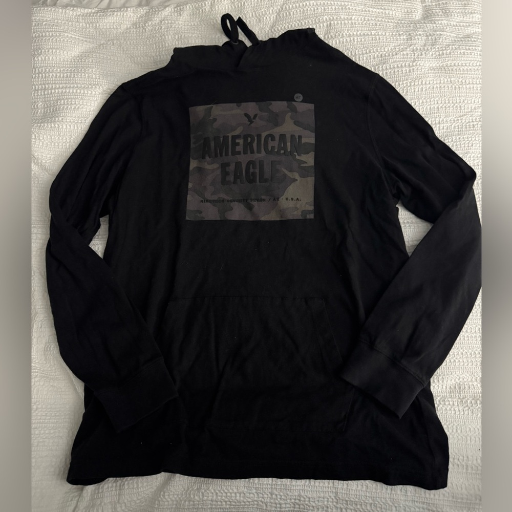 American Eagle Black Men's Thin Sweatshirt